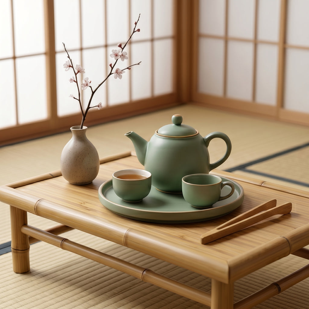 Matte Sage Green Curated Tea Set