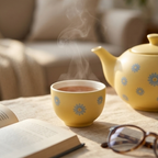 Sunshine Daisy Ceramic Tea Set